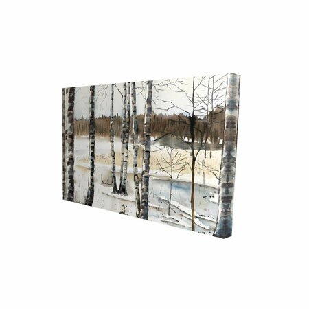 BEGIN HOME DECOR 20 x 30 in. Winter Swamp-Print on Canvas 2080-2030-LA151